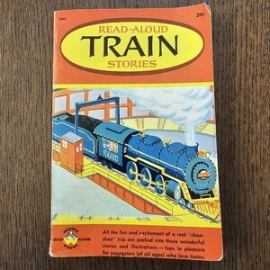 Read-Aloud Train Stories Vintage 1957 Children's Book